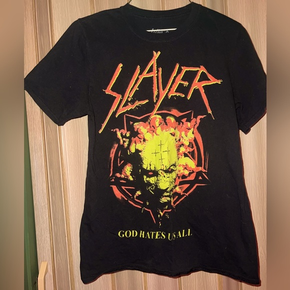 S Slayer: God Hates Us All Tour Shirt - Picture 1 of 3
